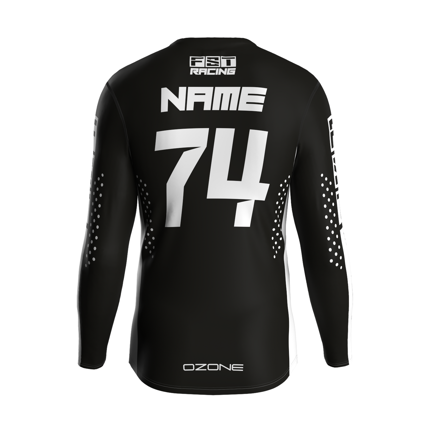 MX jersey slim fit FST Black