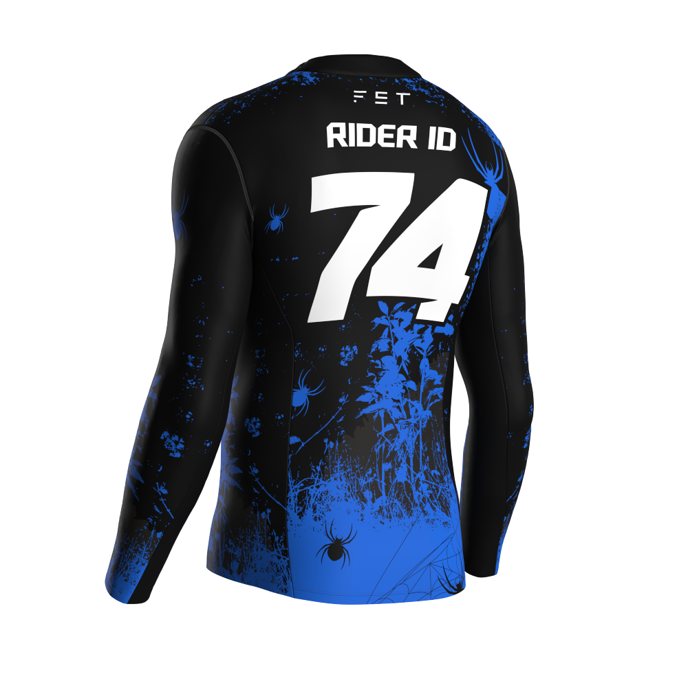 HALLOWEEN SEASON MX JERSEY BLUE - CUSTOM ID