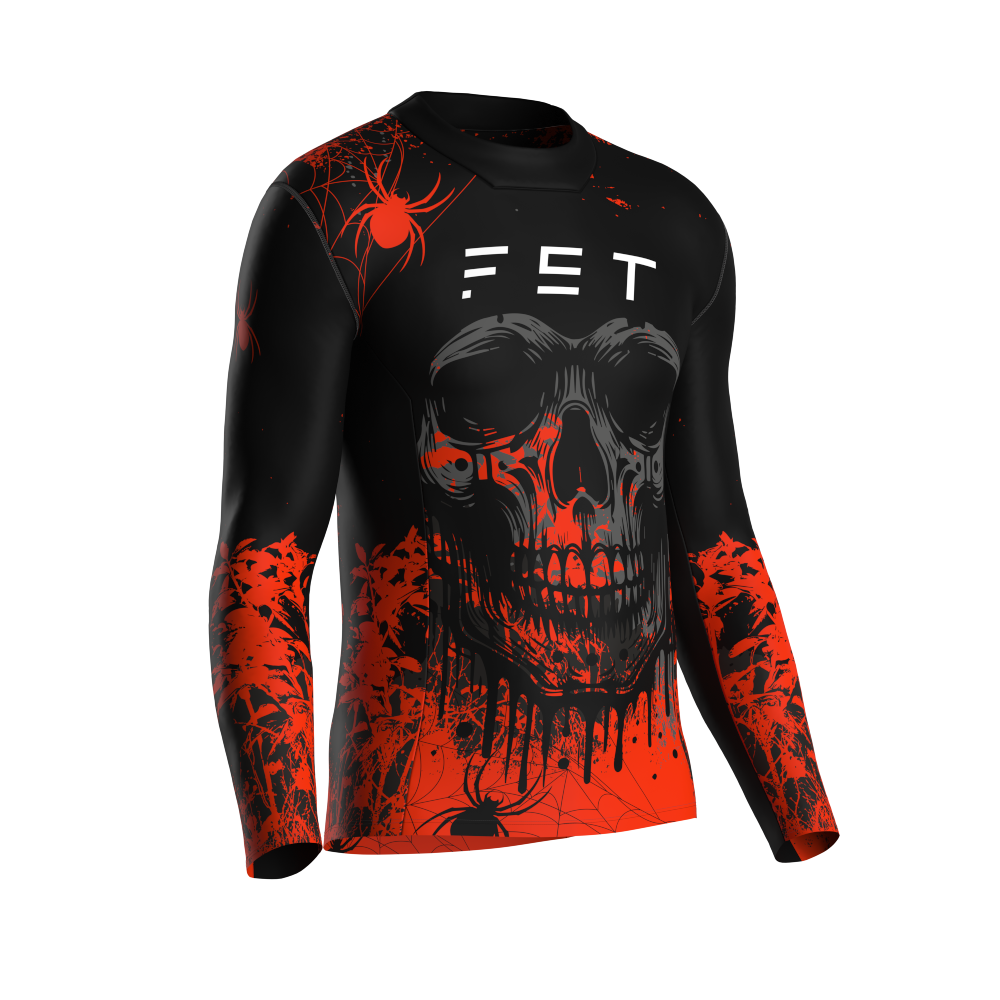 HALLOWEEN SEASON MX JERSEY ORANGE - CUSTOM ID