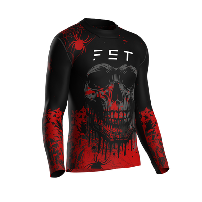 HALLOWEEN SEASON MX JERSEY RED - CUSTOM ID