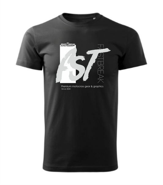 black t-shirt
