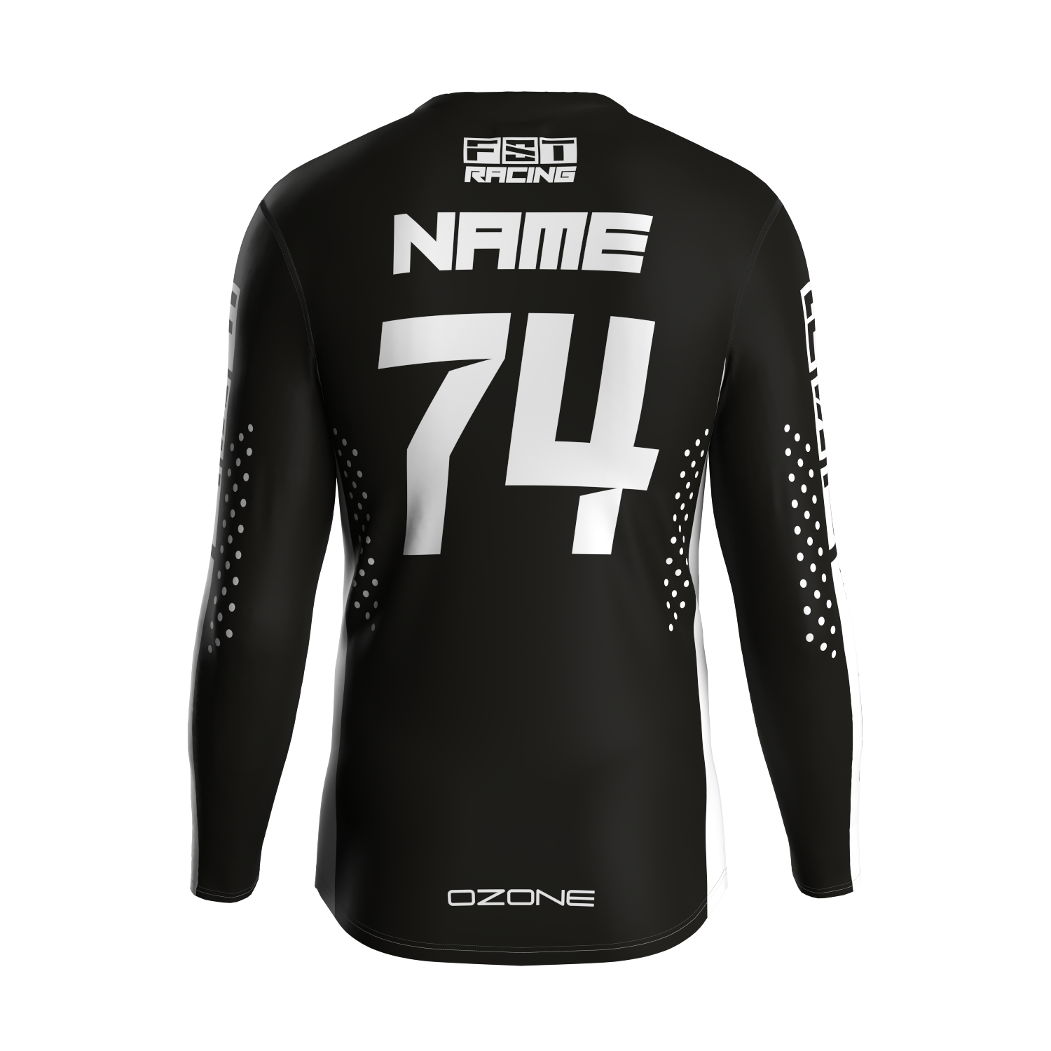 MX jersey slim fit FST Black